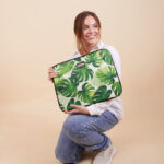 Green leaves Laptop Sleeve - Image 4