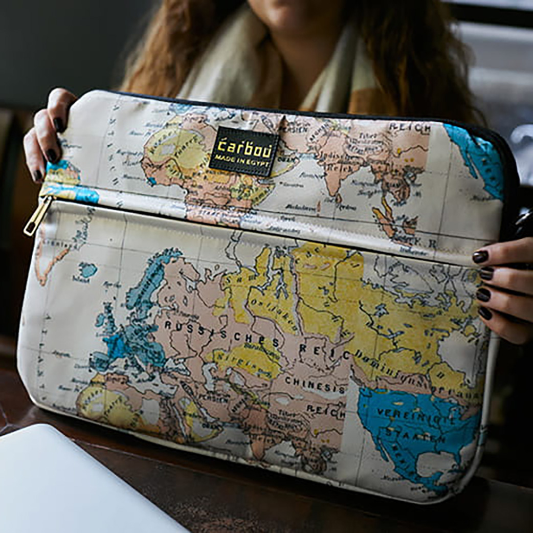 5A4A7742 Map Laptop Sleeve - Image 1