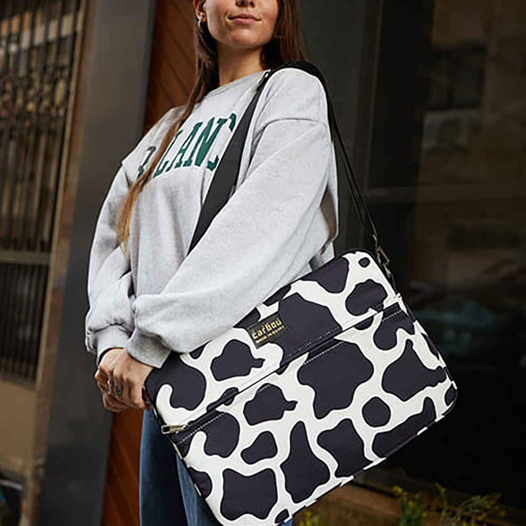 5A4A7820 Cow Laptop Sleeve - Image 1
