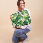 Green leaves Laptop Sleeve - Image 3
